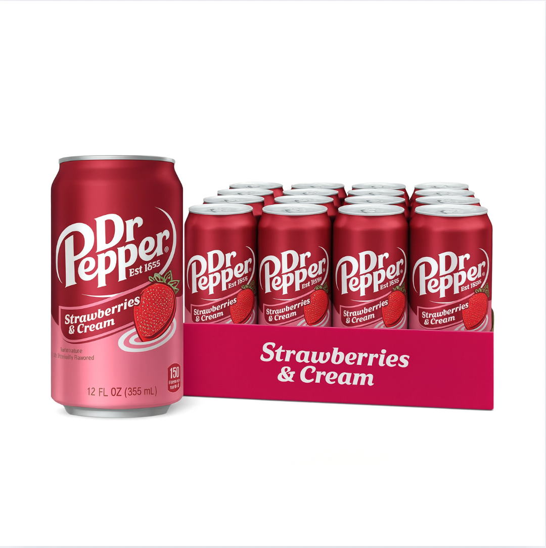 Pack Dr pepper - Strawberries & cream
