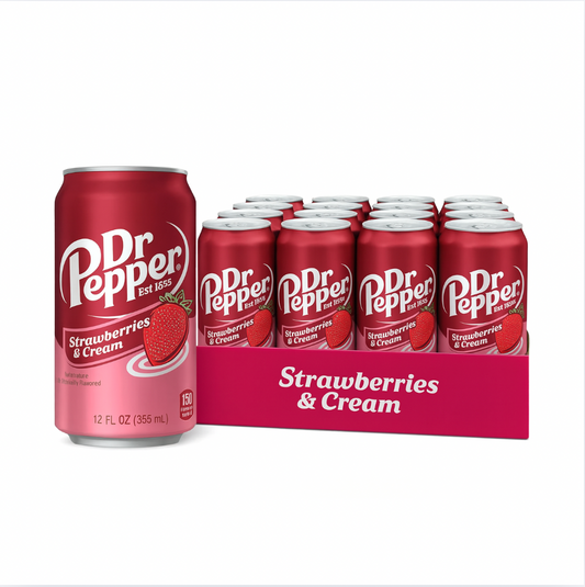 Pack Dr pepper - Strawberries & cream