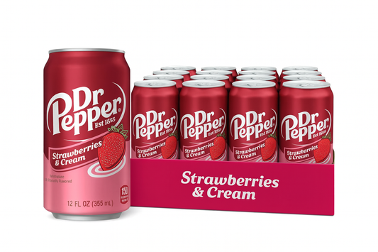 Pack Dr pepper - Strawberries & cream